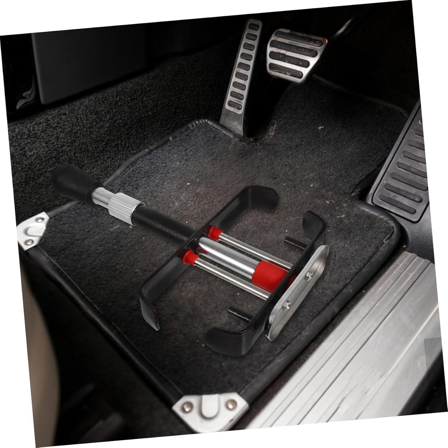 Automobile Theft Clutch Lock and Brake Pedal Lock Construction Saw Design for Enhanced Security Fits Vehicles