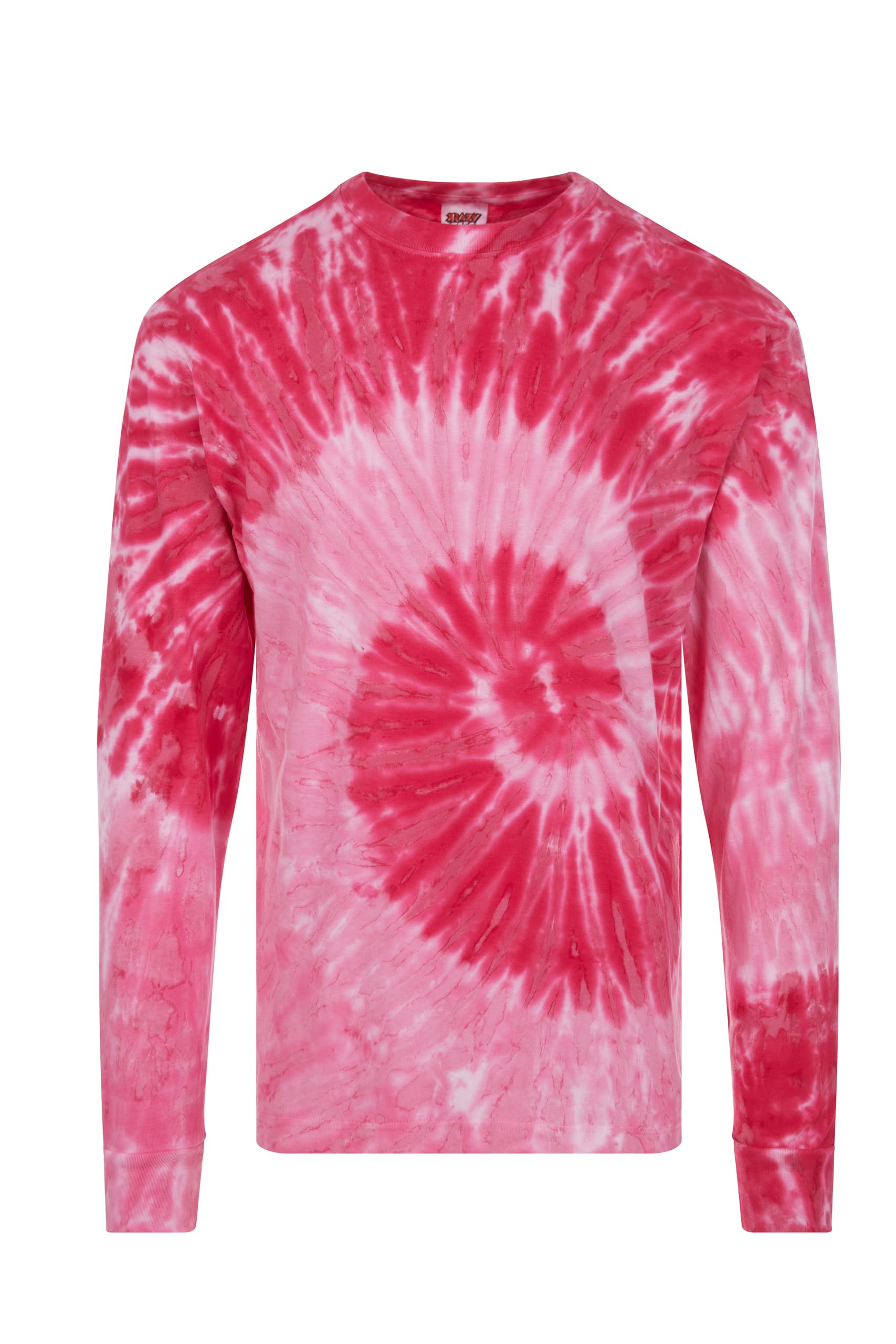 red tie dye long sleeve shirt