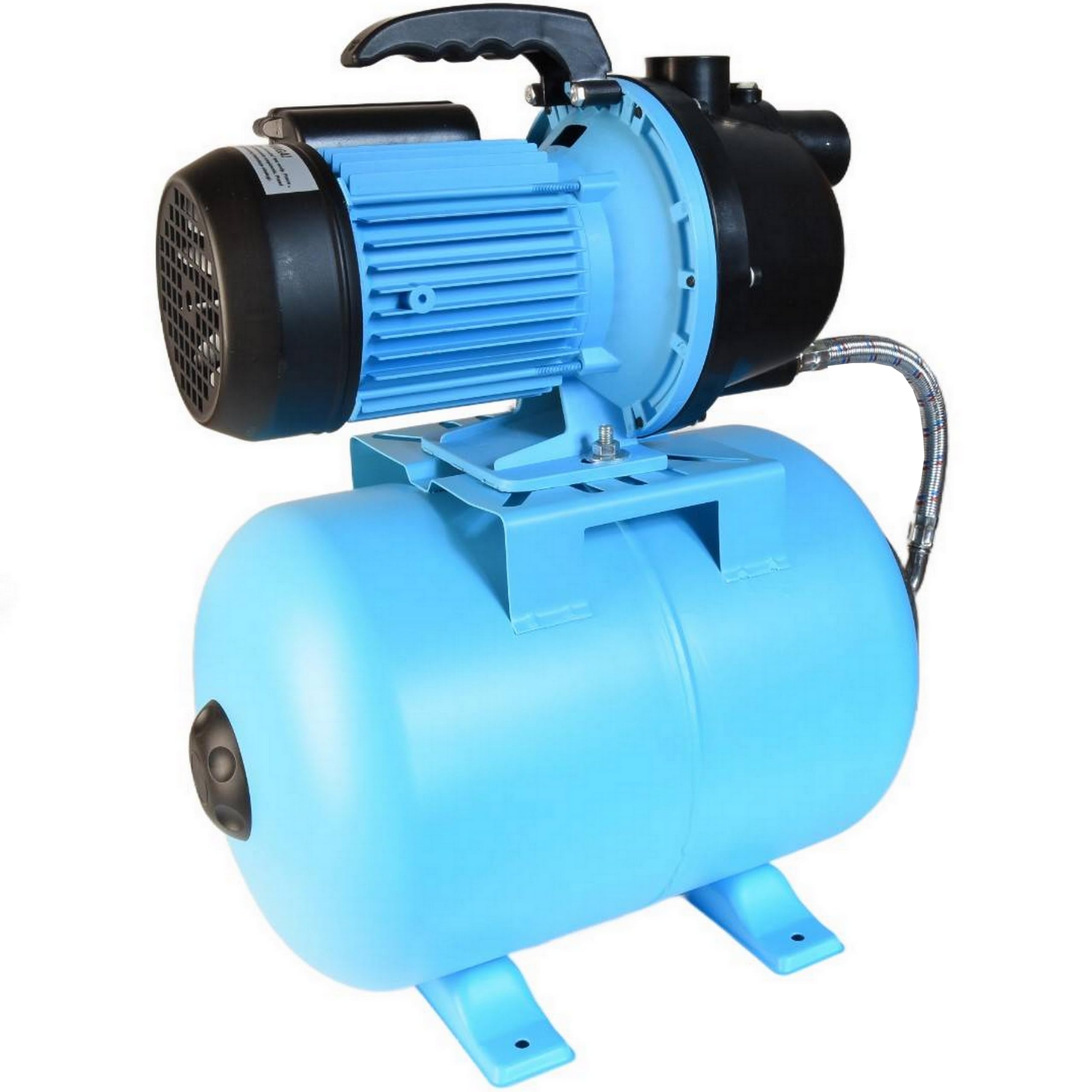 Hydrofor do Wody 24L ZESTAW HYDROFOROWY Pompa Hydroforowa HANDY 3000 (550 W, 3000 l/h, max. podnoszenie 40 m) Zbiornik Przeponowy 24 Litry Osprzęt WYDAJNY