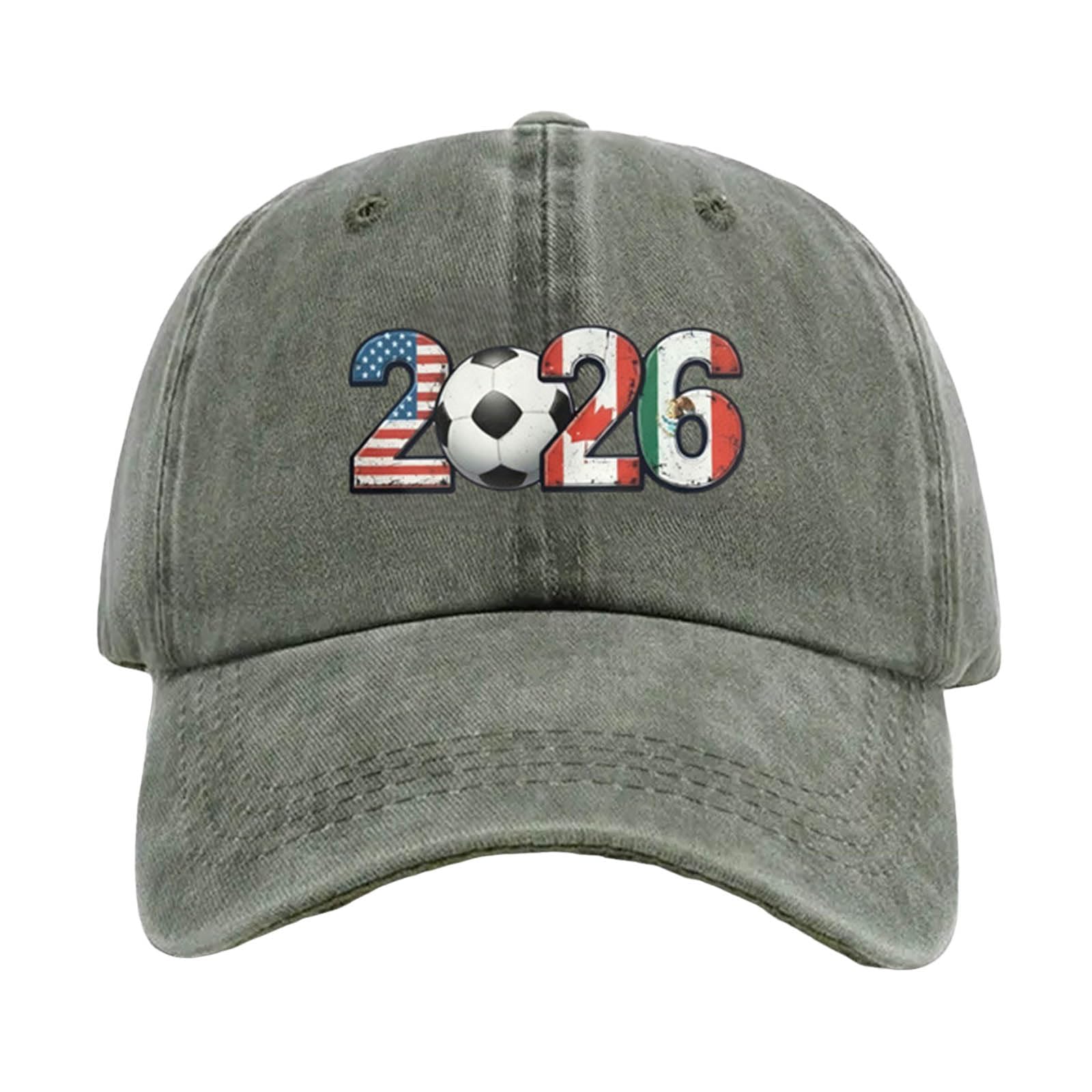 Unisex Baseball Caps Adjustable Sports Fan Hat with Embroidered Logo Outdoor Sun Protection Visor Lightweight Breathable Summer Accessory for Football Fans