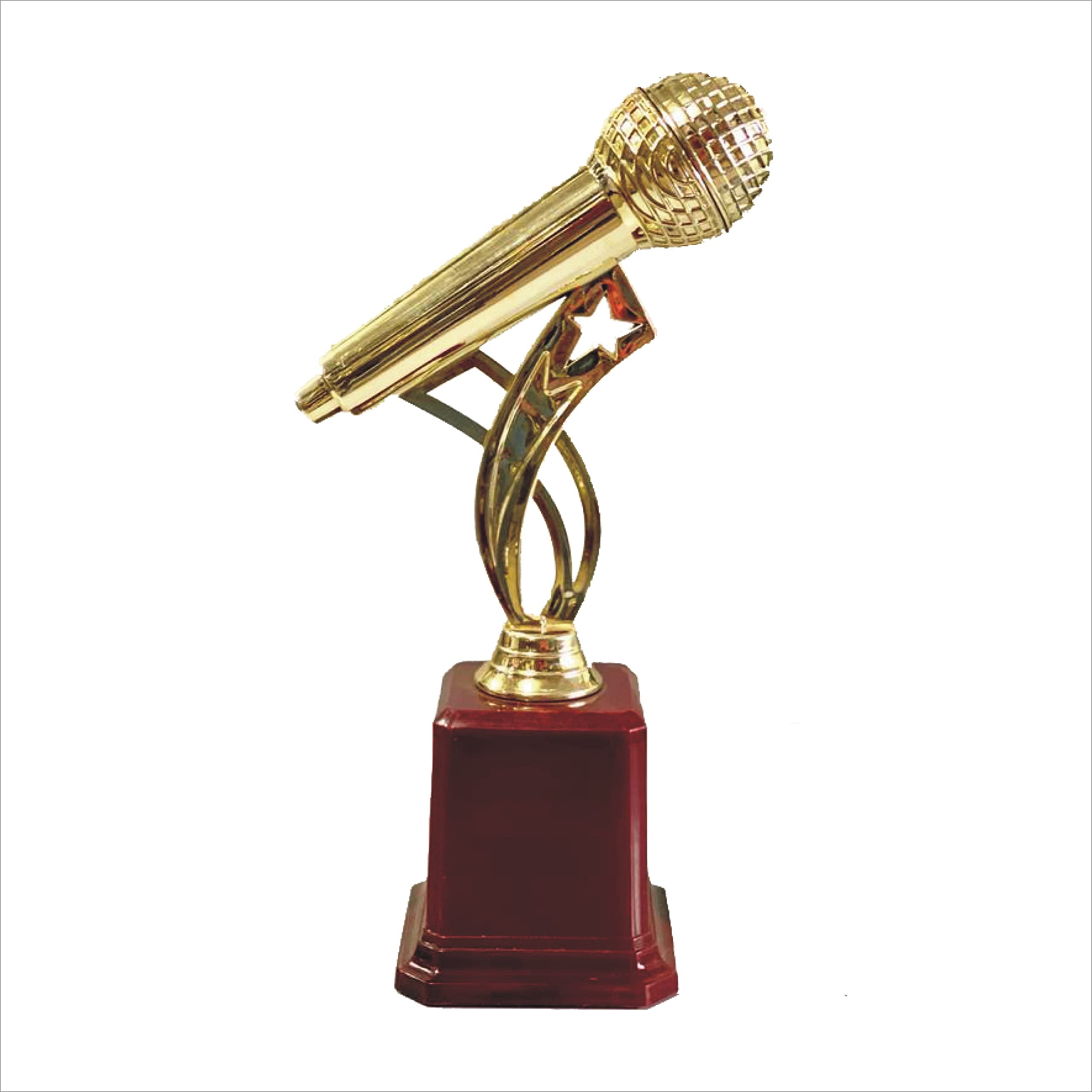 Metallic Fiber Mic Trophy (Gold)