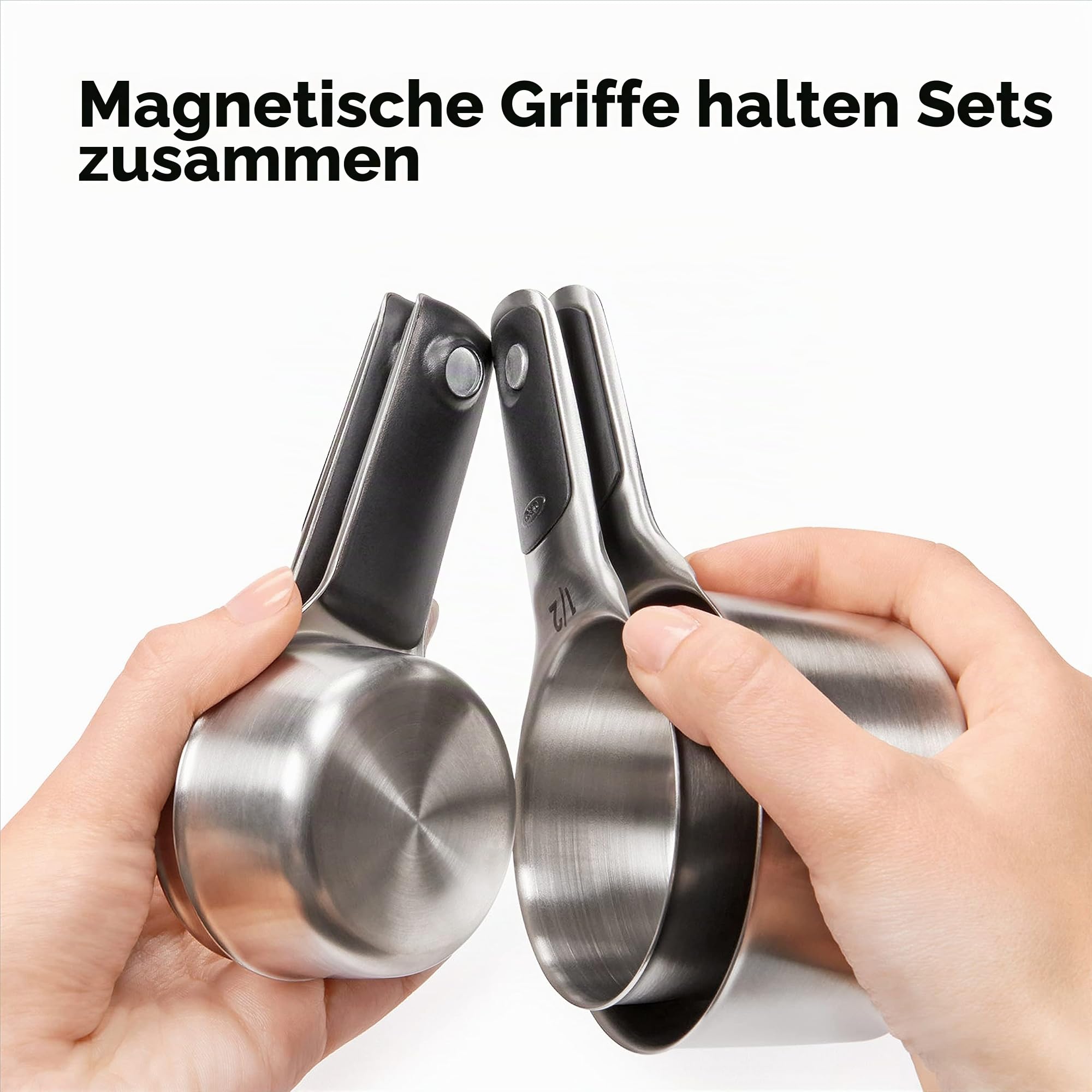 OXO Good Grips Measuring Cups and Spoons Set, Stainless Steel