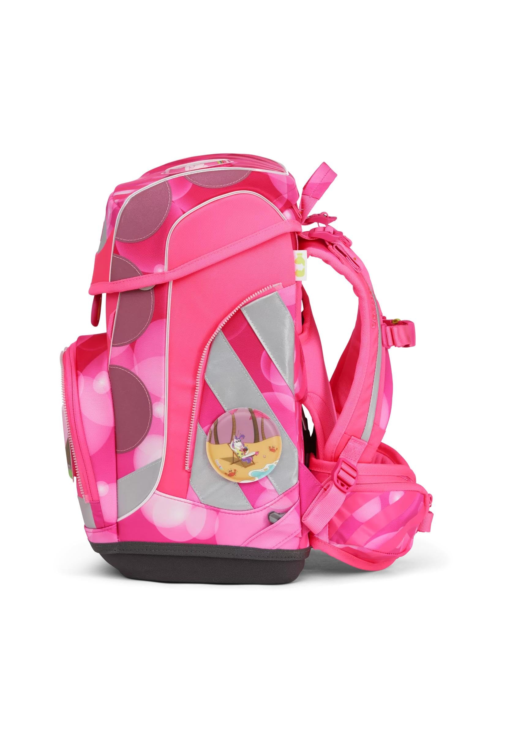 Ergobag Cubo Schulranzen-Set 5tlg KuntBärbuntes Einhorn