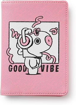 Amazon Co Jp Line Friends Bt21 公式商品 キャラクターミュージックパスポートケース Mang シューズ バッグ