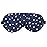 ALASKA BEAR Natural Silk Sleep Mask, Super Smooth Eye Mask (Blue Stars)