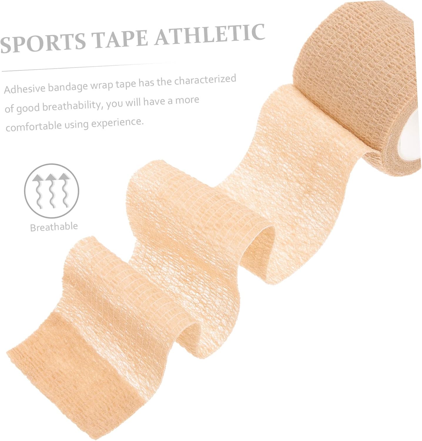 NOLITOY 18rolls Self-Adhesive Elastic Wrap Bandages Breathable Knee Support Tapes for Sports and Fitness Skin Comfortable Wear for Active Lifestyles