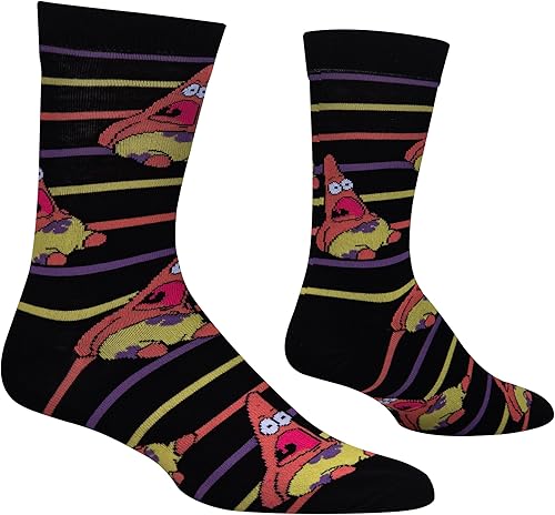 Vista 3 de Cool Socks calcetines unisex, de Nickelodeon, SpongeBob SquarePants, caricaturas, diversión de la década del noventa