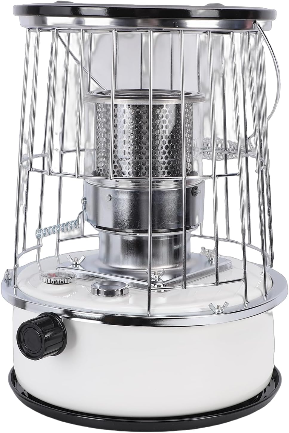 AMONIDA Portable Kerosene Heater, 12000BTU Non Electric Heater, Indoor Outdoor Device with Carry Handle, Ideal for Home, Garage, Basement & Camping