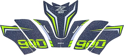 Protectores de tanque de gasolina, compatibles con Kawasaki Z900, kit de calcomanías para tanque de combustible de motocicleta (Z900 verde)