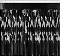 Vista 1 de Cortina colgante con flecos metálicos para decoración de fiestas