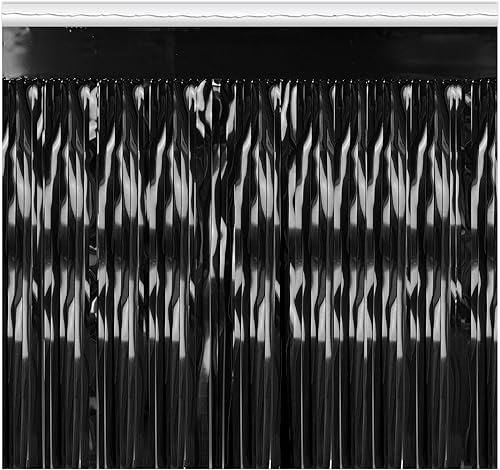 Cortina colgante con flecos metálicos para decoración de fiestas