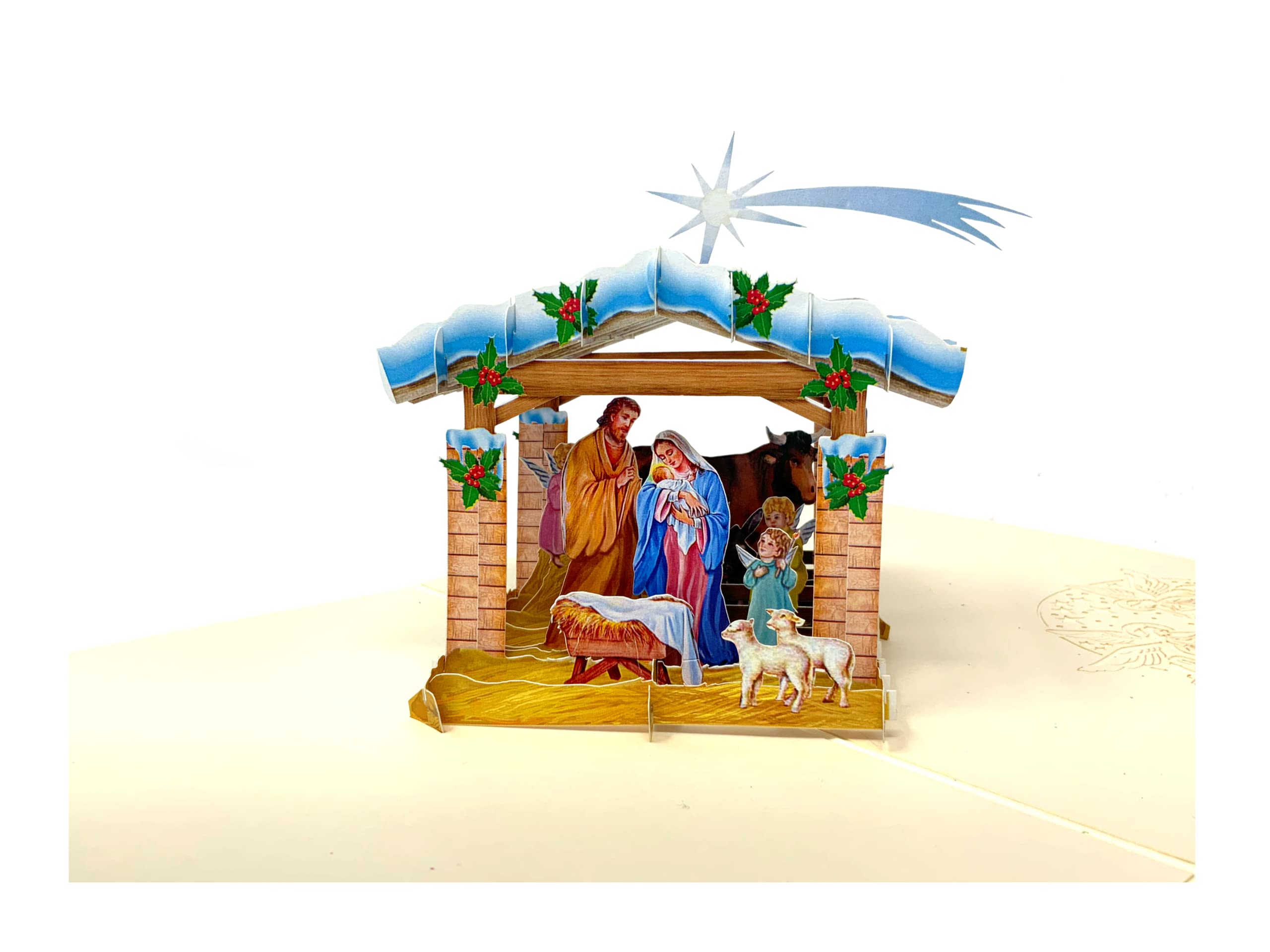 3D Pop Up Christmas Cards | Nativity | 3D Christmas Cards Pop Up | Greeting Cards For Loved Ones This Holiday Season โ image 1