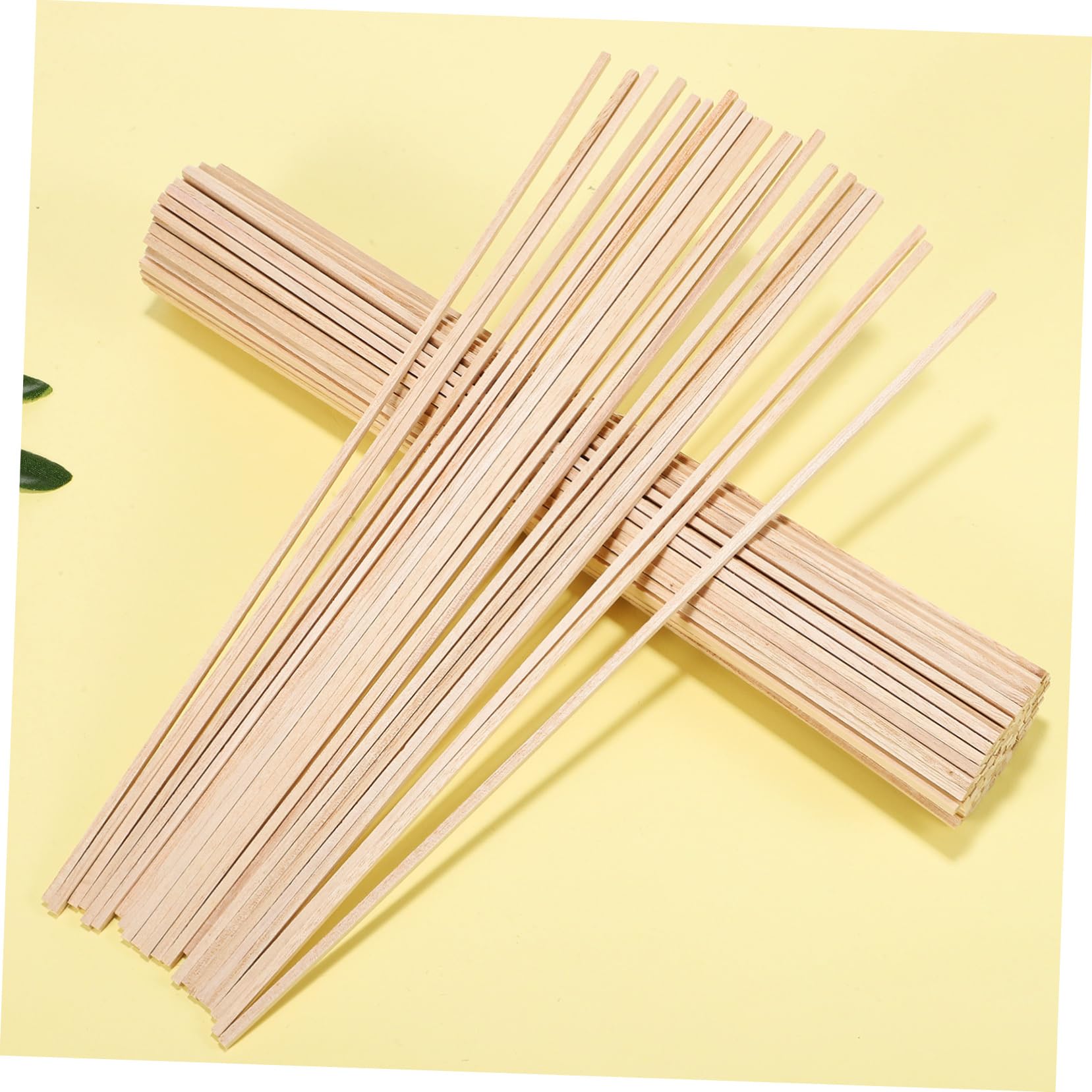 OSALADI 2 Sätze Holzstäbchen Unbehandelt Für Bastelprojekte Und Modellbau Für Diy Handwerksarbeiten 150 Stück * 2