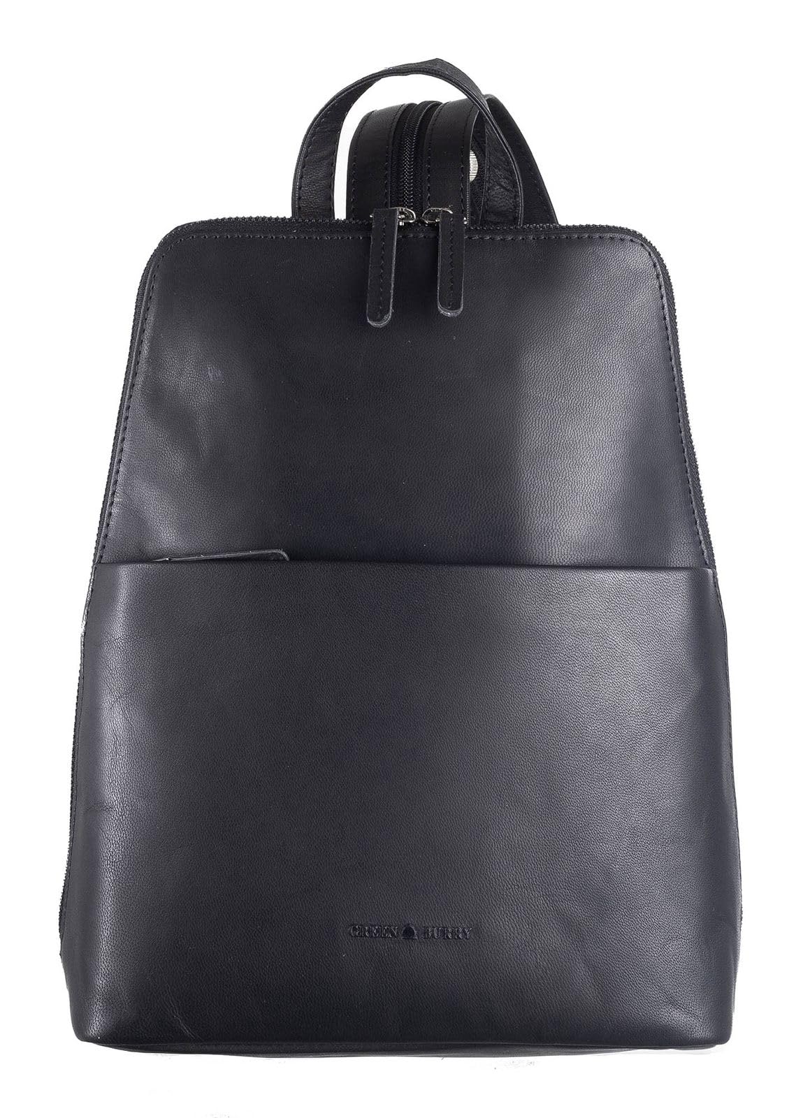 Greenburry Fiorentina City One Size plecak damski i męski, Czarny, One Size, Stylowy