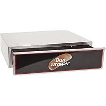 Benchmark 65020 Dry Bun Box, 22" Width x 7" Height x 16" Depth, for 20 Hotdog Roller Grill