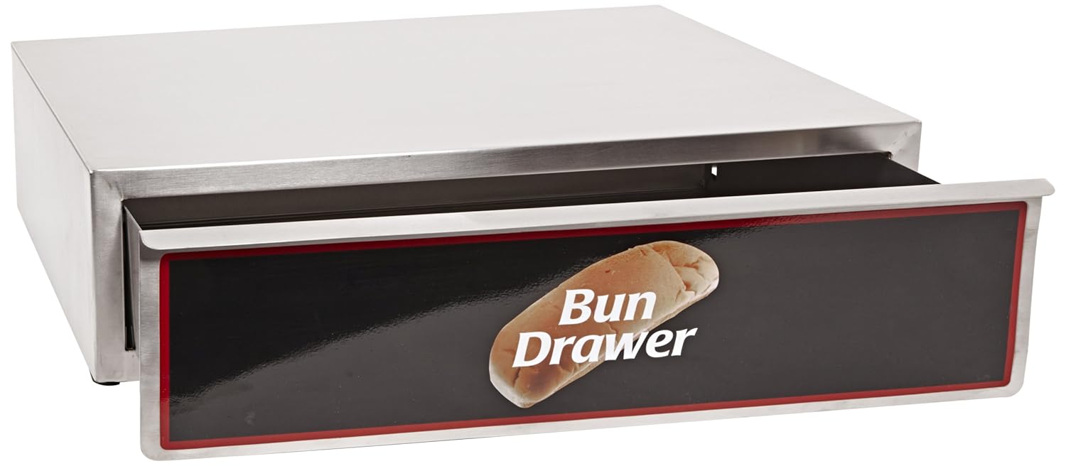 Benchmark 65020 Dry Bun Box, 22" Width x 7" Height x 16" Depth, for 20 Hotdog Roller Grill: Electric Contact Grills: Industrial & Scientific