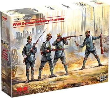 ICM 35722 WWI German Infantry in rmor - Scale 135