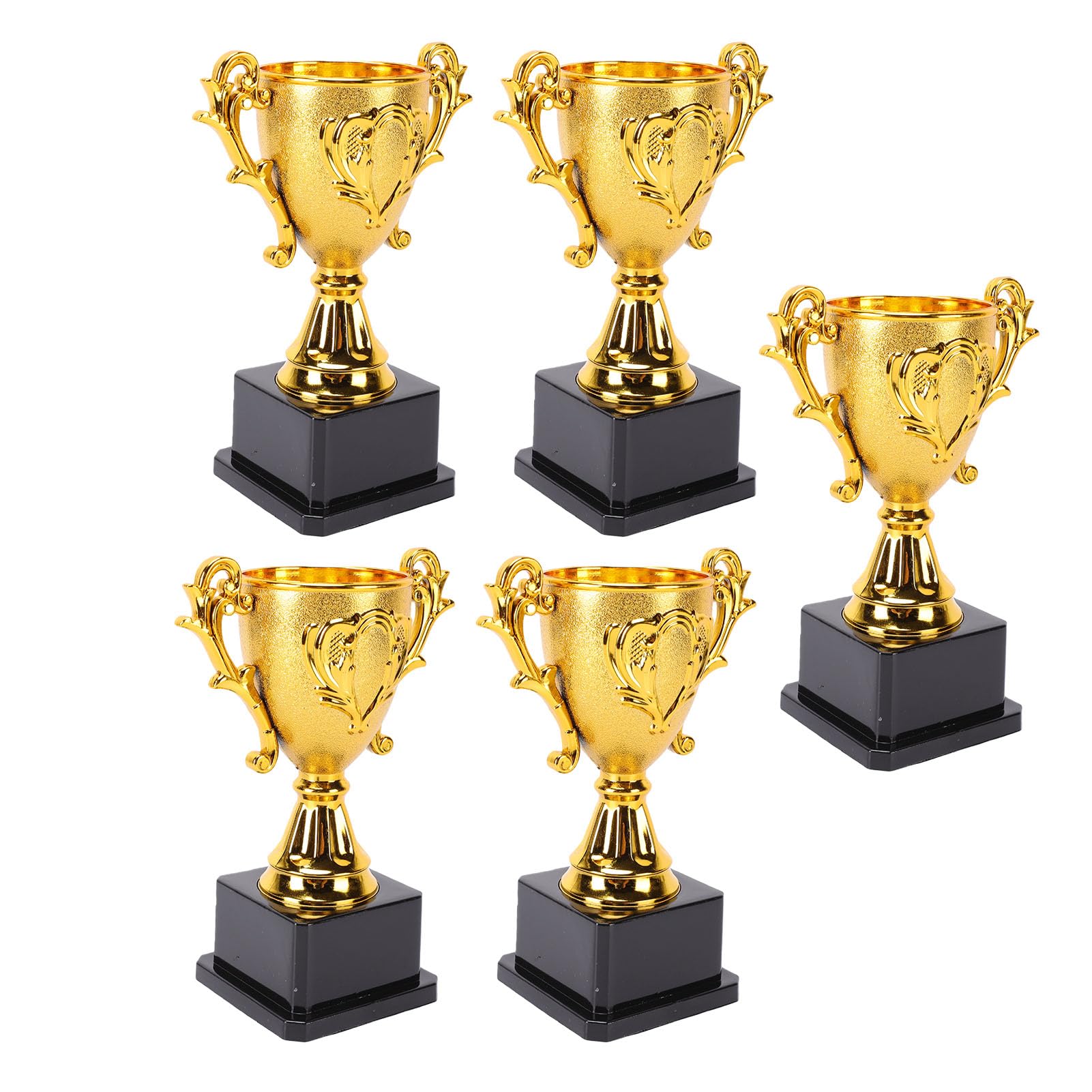 SIXRUN Coppa Trofeo Oro Set, 5 Pezzi Base Nera