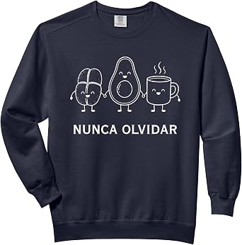 Nunca Olvidar - Once Con Marraqueta Palta y Cafecito Chileno Comfort Colors Adult Sweatshirt