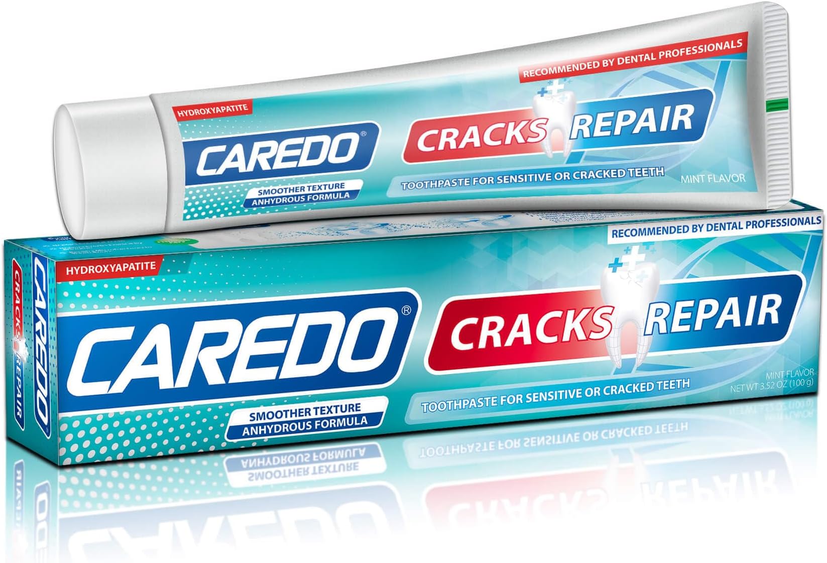 CAREDO Healing Teeth Toothpaste, The ONLY Toothpaste Repairing ed Teeth Enamel s, Cure Tooth Sensitivity, Root Damage Teeth Displacement Treatment, Remove Pigment in 100g 1 Count