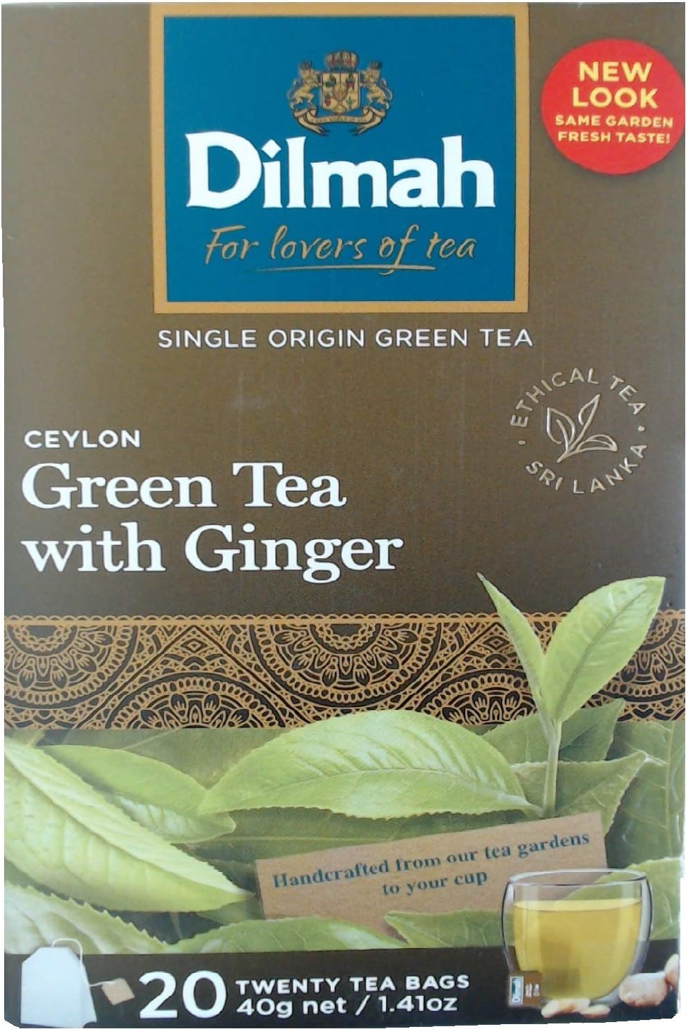 GREEN TEA GINGER 20/2g/6