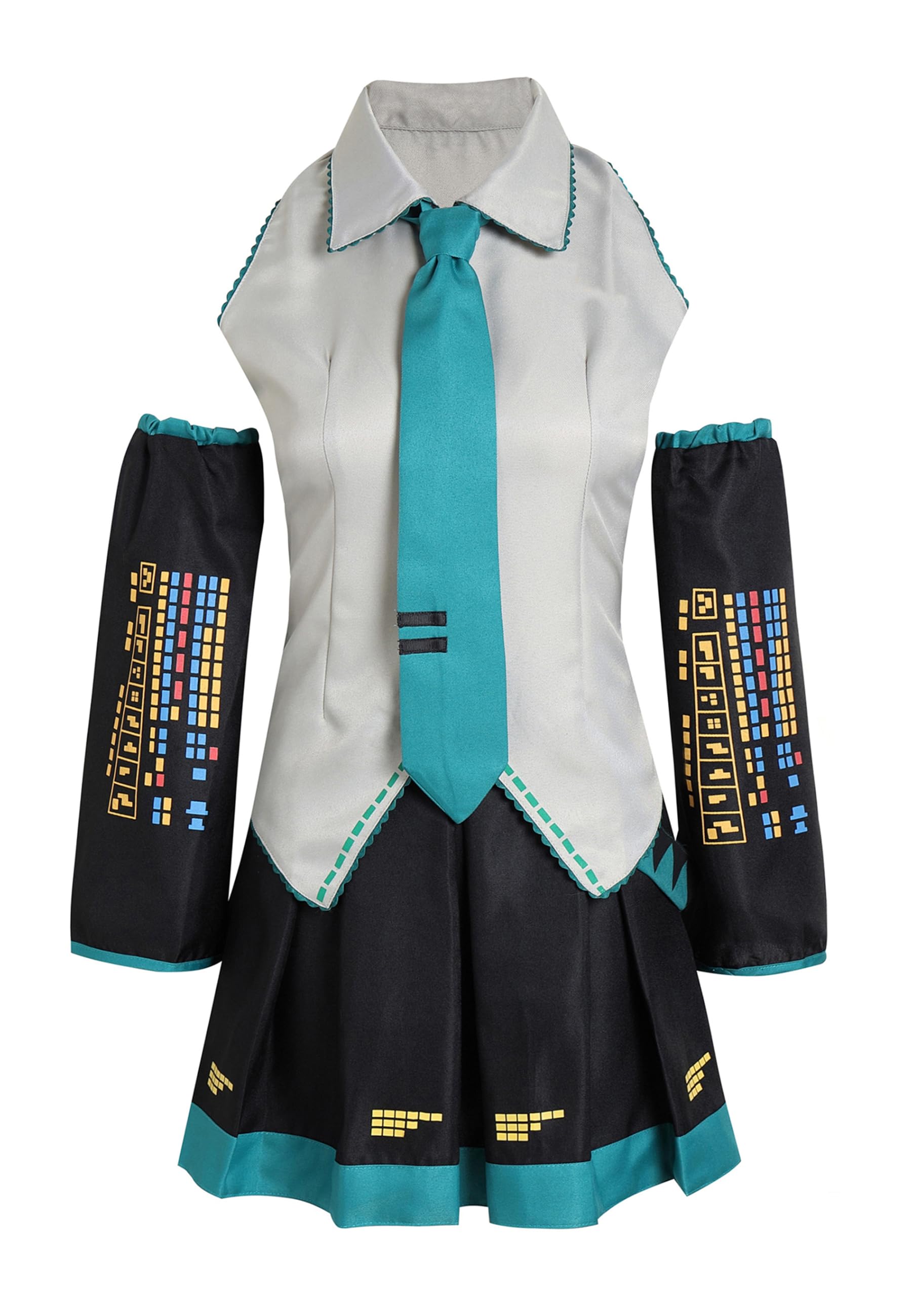Damski kostium cosplay anime na Halloween, komplet: top i spódnica