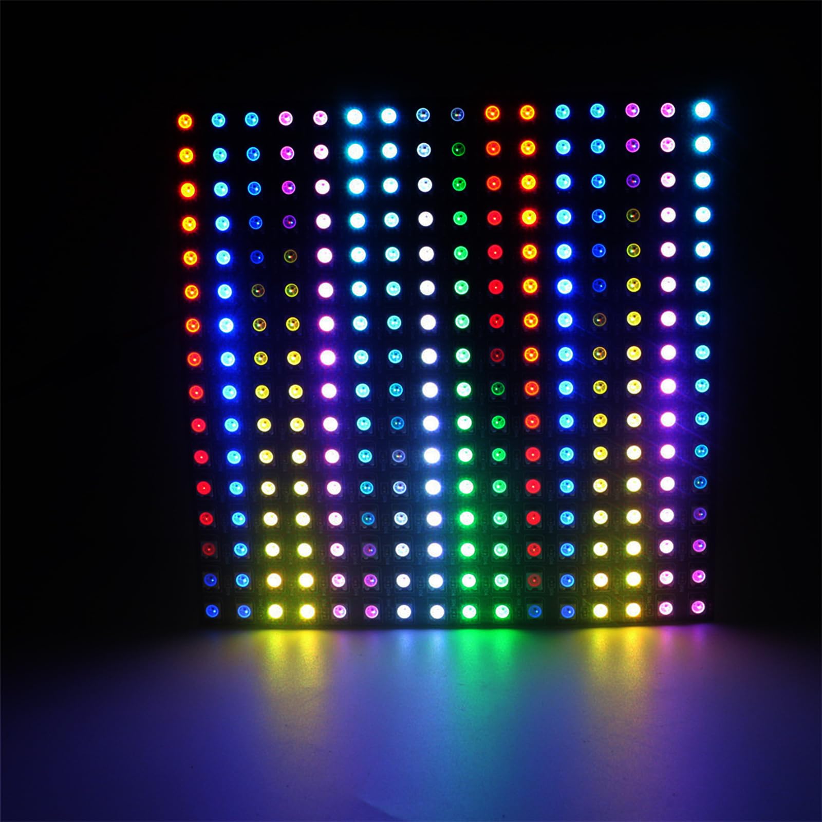 Joycabin 4 sztuki 64 bitów WS2812 panel matrycowy LED, 8 x 8 5050 LED, wbudowany sterownik, kolorowe światło, płyta rozwojowa kompatybilna z Arduino Raspberry Pi