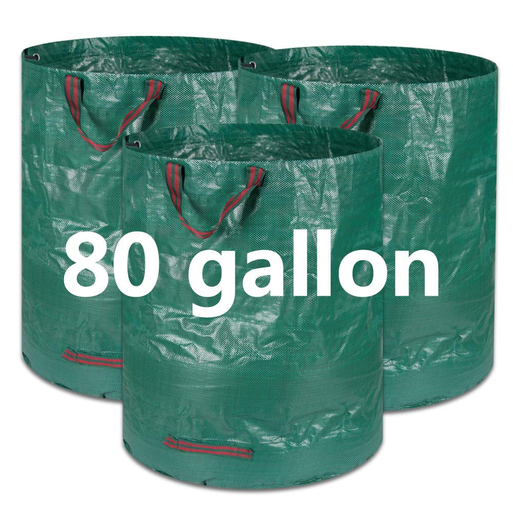 BTSD-home Garden Bag - Reuseable Heavy Duty Gardening Bags, Lawn Pool Garden Leaf Waste Bag