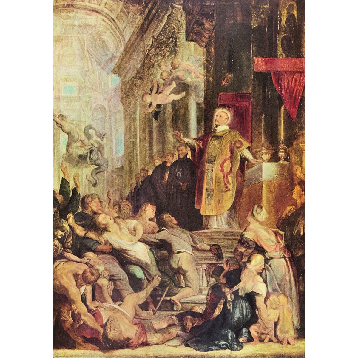 Affiche Rubens Miracles de Saint Ignace de Loyola ARTICULOZY impression premium