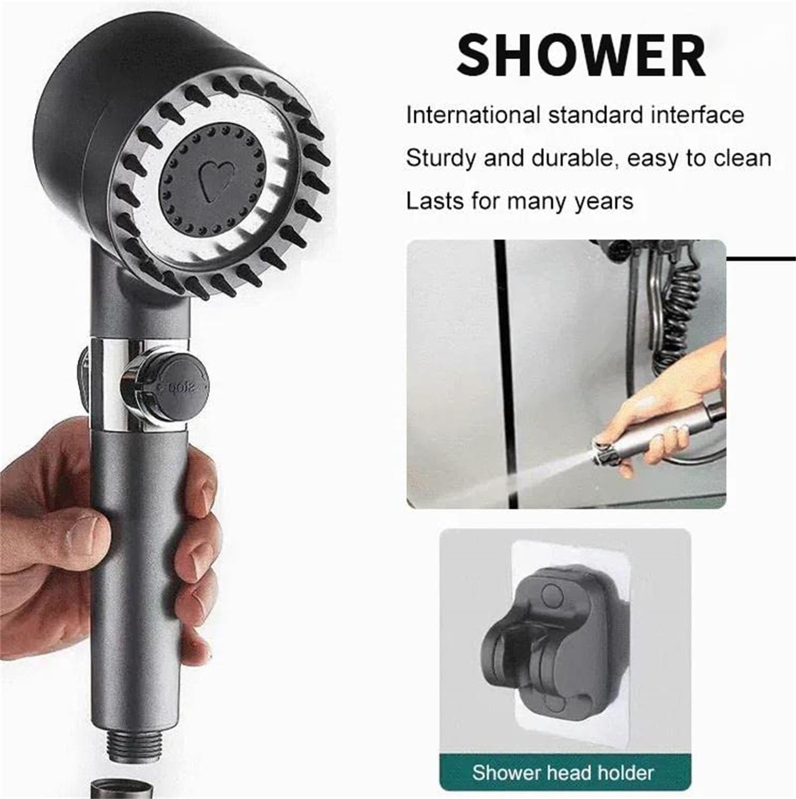 Amazon.co.jp: ドイツの多機能マッサージシャワーハンドヘルドシャワー