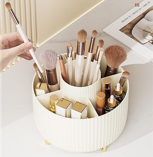 Miniatura 6 de Organizadores de escritorio de rotación de 360 grados y accesorios para suministros de oficina, 6 ranuras para bolígrafo, organizador de suministros