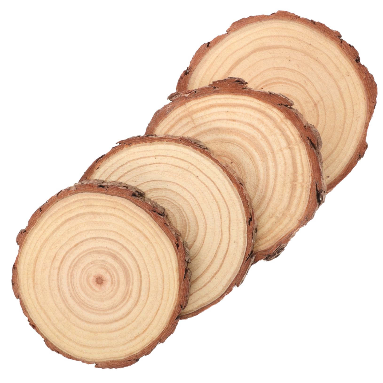 Operitacx 16stücke Naturholzscheiben Für Bastelarbeiten Unbehandelte Runde Holzplatten Dicke Für Malerei Hochzeiten Und Dekoration