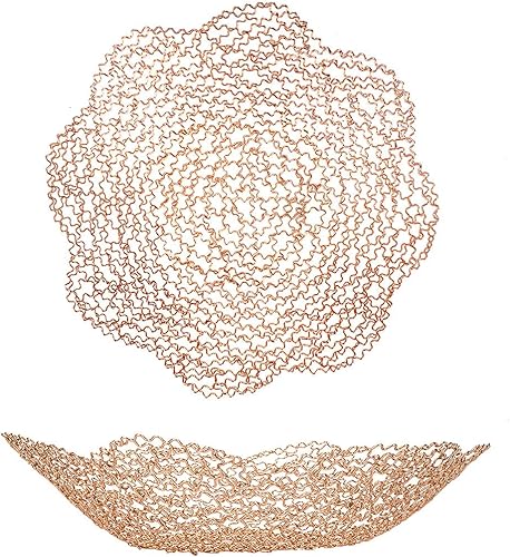 Cuencos decorativos para decoración del hogar y centros de mesa cuenco de frutas de verduras doradas para encimera de cocina centros de mesa para