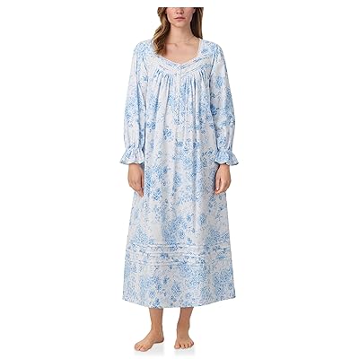 Eileen West Cotton Woven Long Sleeve Ballet Nightgown Women