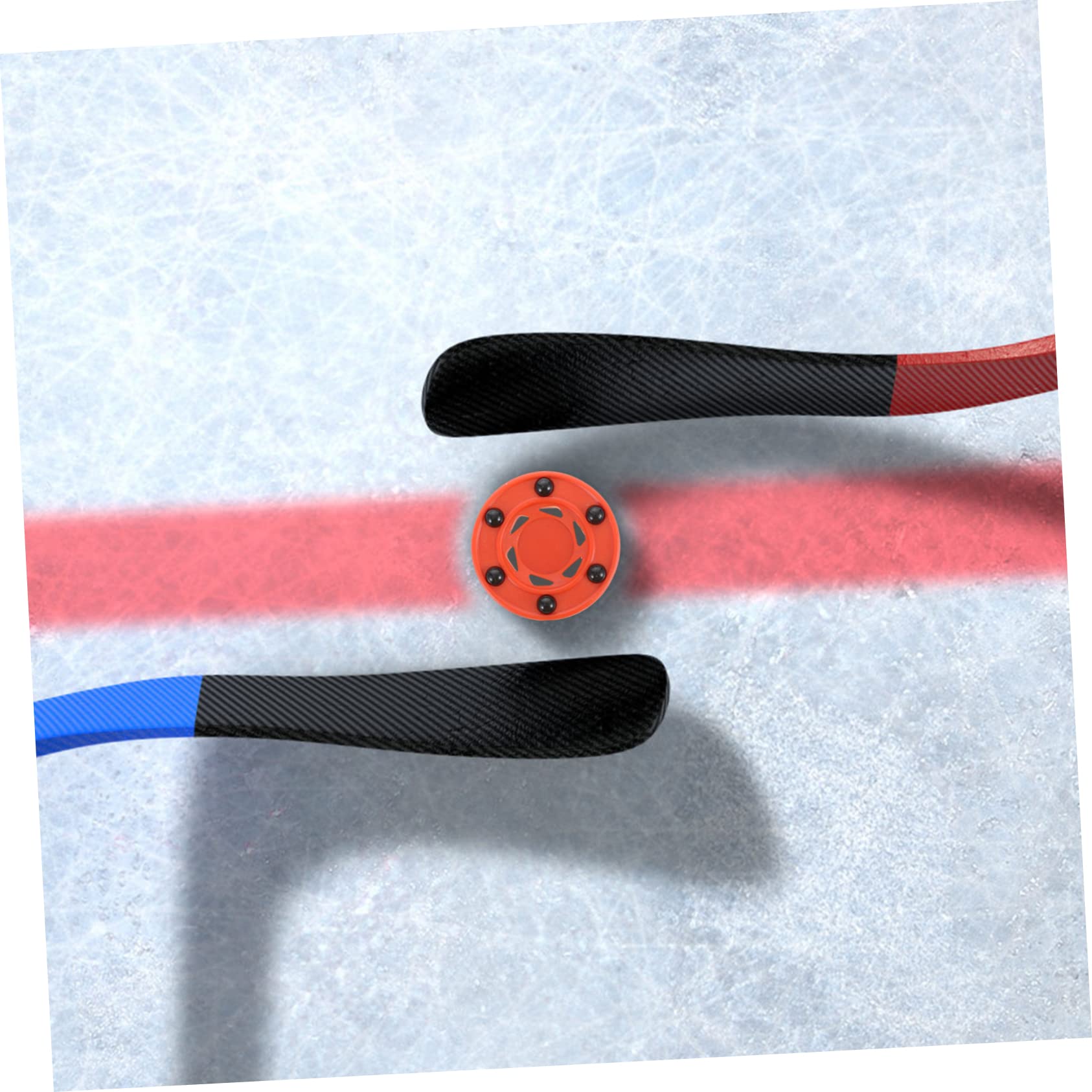 Abaodam Palet de Hockey roulettes Professionnel Rondelle Entraînement pour Hockey de Équipement Lourd pour Joueurs Clubs pour Surfaces Lisses