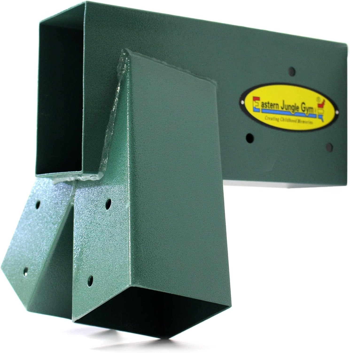 Eastern Jungle Gym Easy 1-2-3 A-Frame 2 Brackets for Swing Set with All Mounting Hardware, Green 2 A-Frame Swing Set Brackets