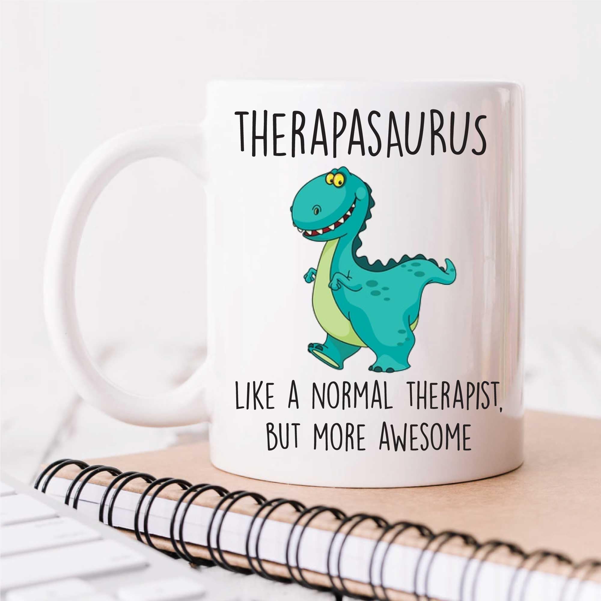 60 SECOND MAKEOVER Therapasaurus Mug White