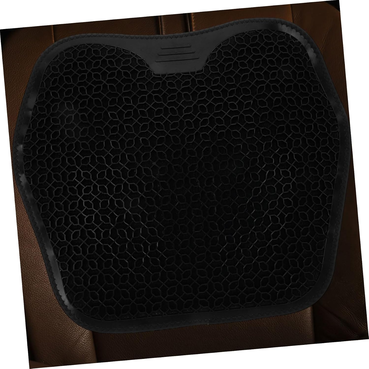 Mikinona Gel Car Seat Cushion Breathable Cooling Seat Pad for Truck Driver Comfort Fit Easy to Clean Gel-Infused Design for All Seasons Black
