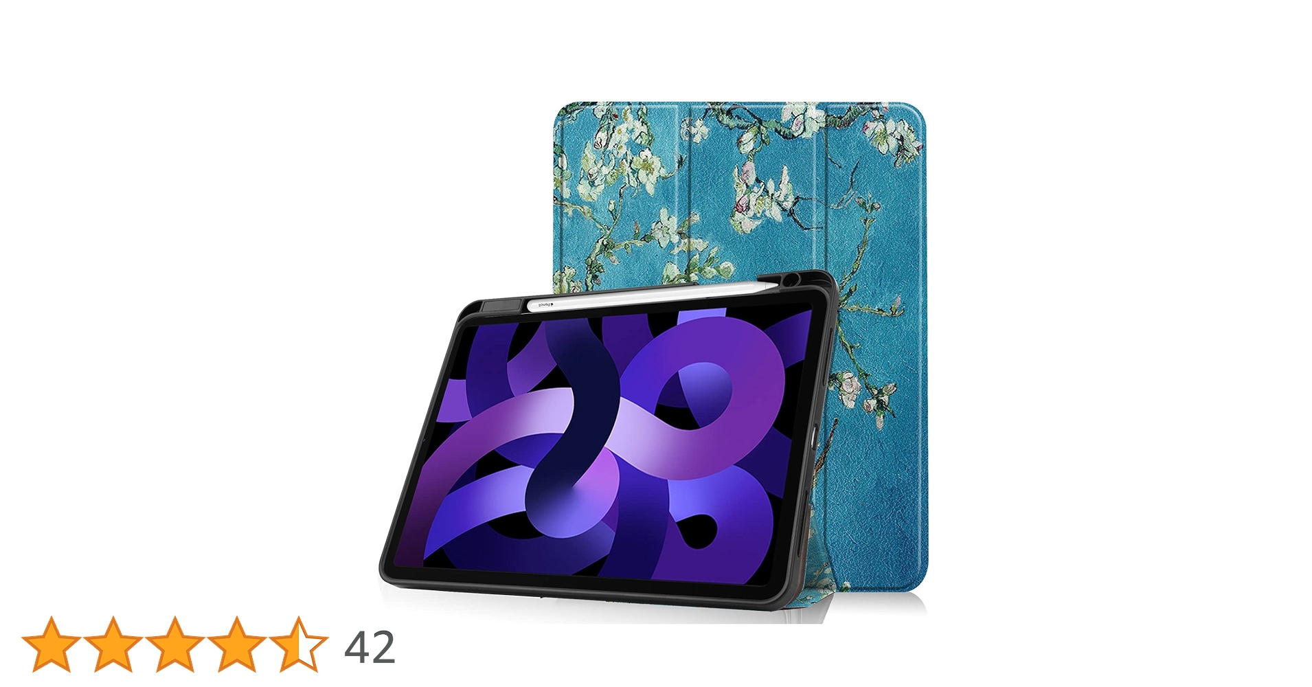 iPad AIR M2本体 + Apple Pencil + 紫カバー Amazon | Fintie iPad Air 11インチ ケース M3 (2025 第7世代) / M2