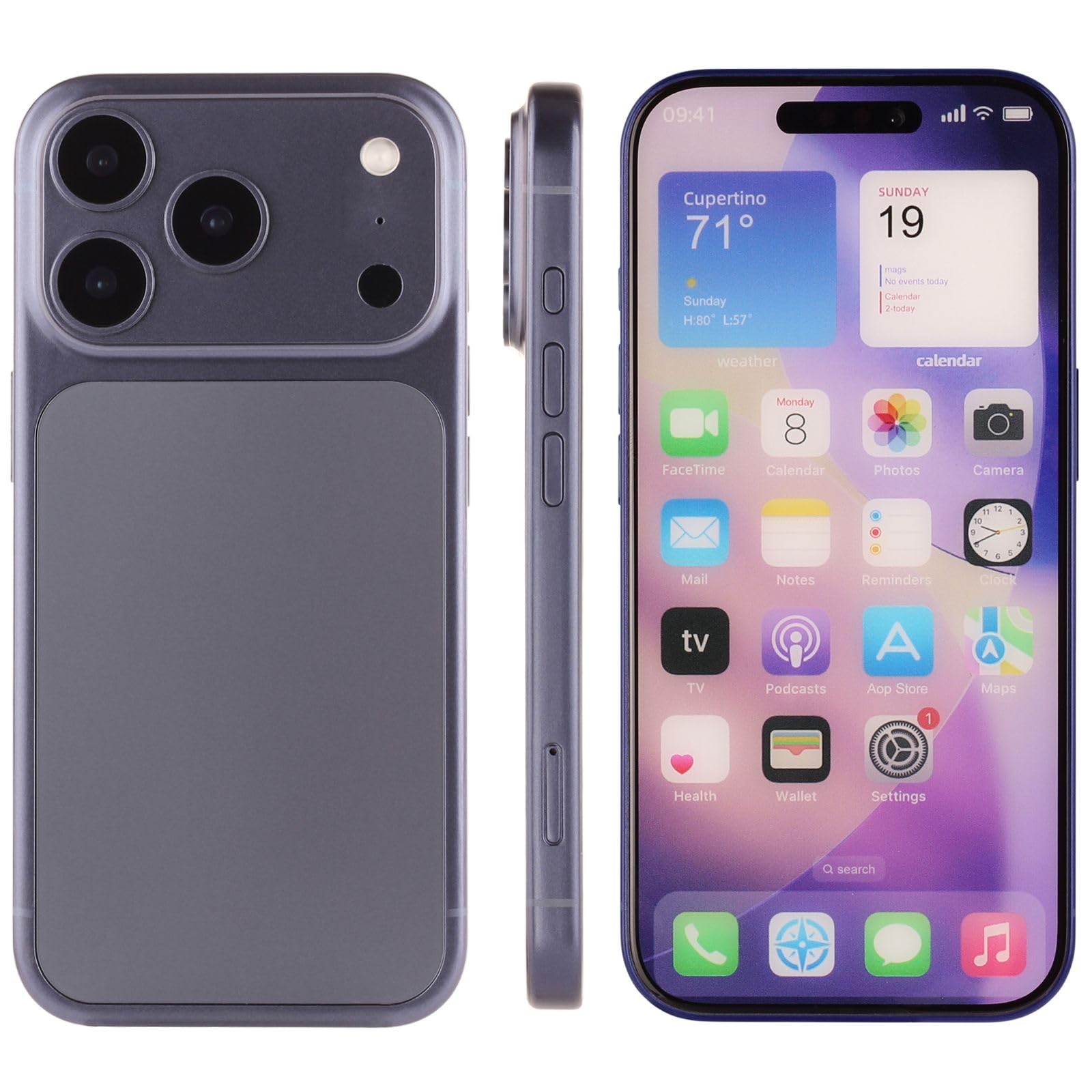 Amazon.co.jp: 展示用模型 iPhone 17 Pro ディープブルー (画面有/SIM