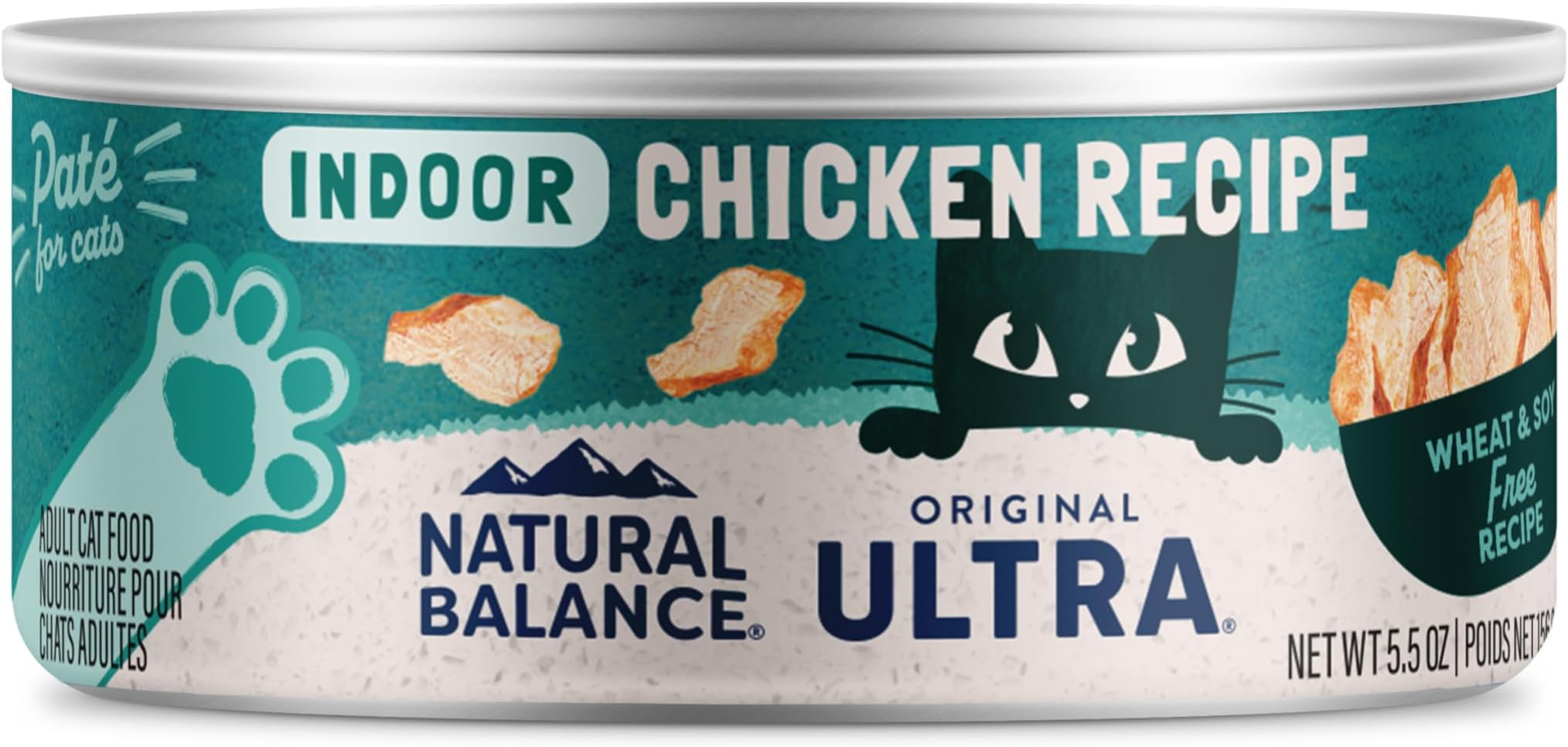 Natural Balance Original Ultra, Wet Cat, Indoor, Chicken, 5.5 oz, 24 Pack