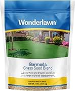 Barenbrug Wonderlawn Bermuda Unhulled Grass Seed for Temperature/Tropical Climates, Durable Unhulled Bermuda Grass Seed for All Weather Conditions, 1lb. Bag