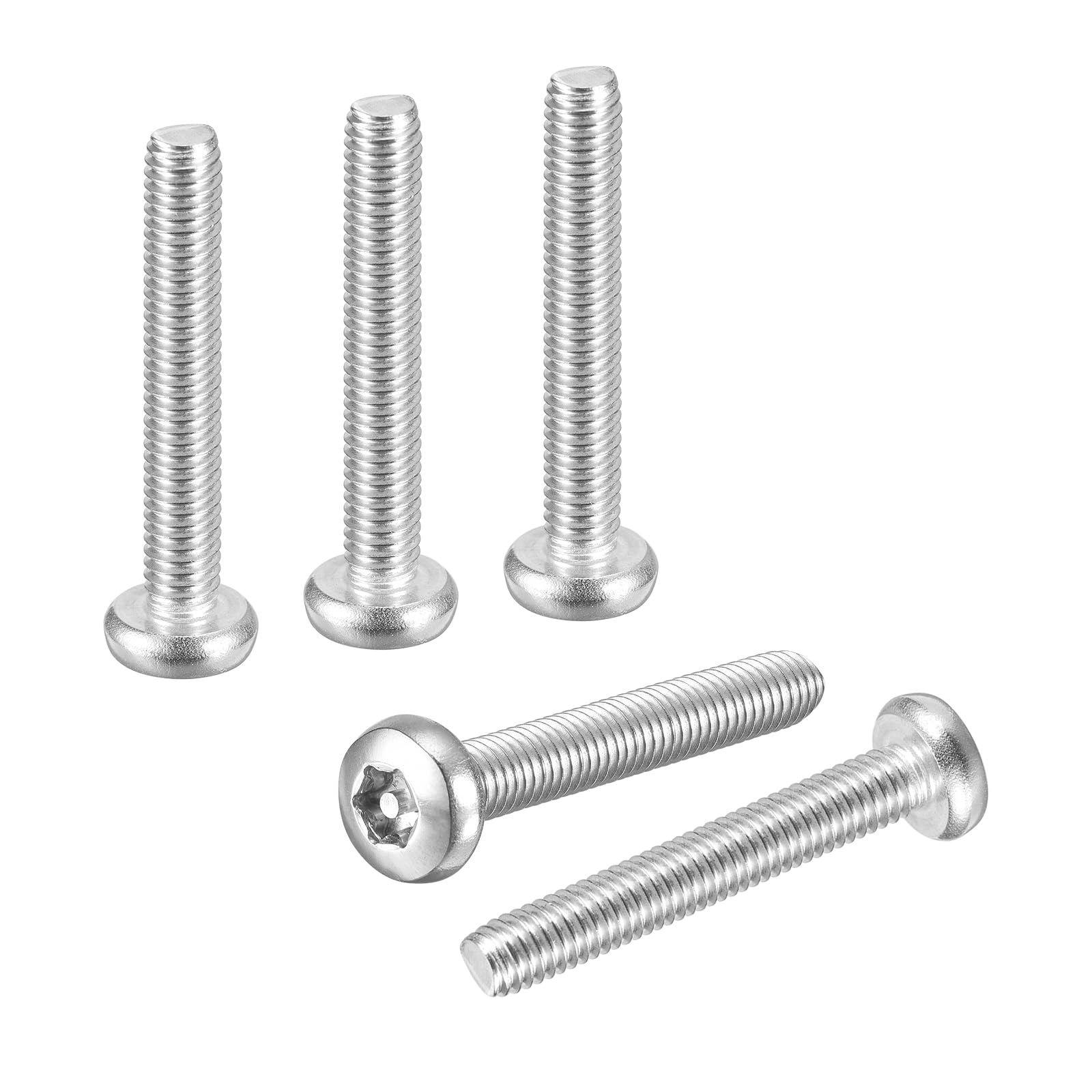 DTGN M6x40mm Pan Head Torx Security Screw, 10Pack, Good for Machinery