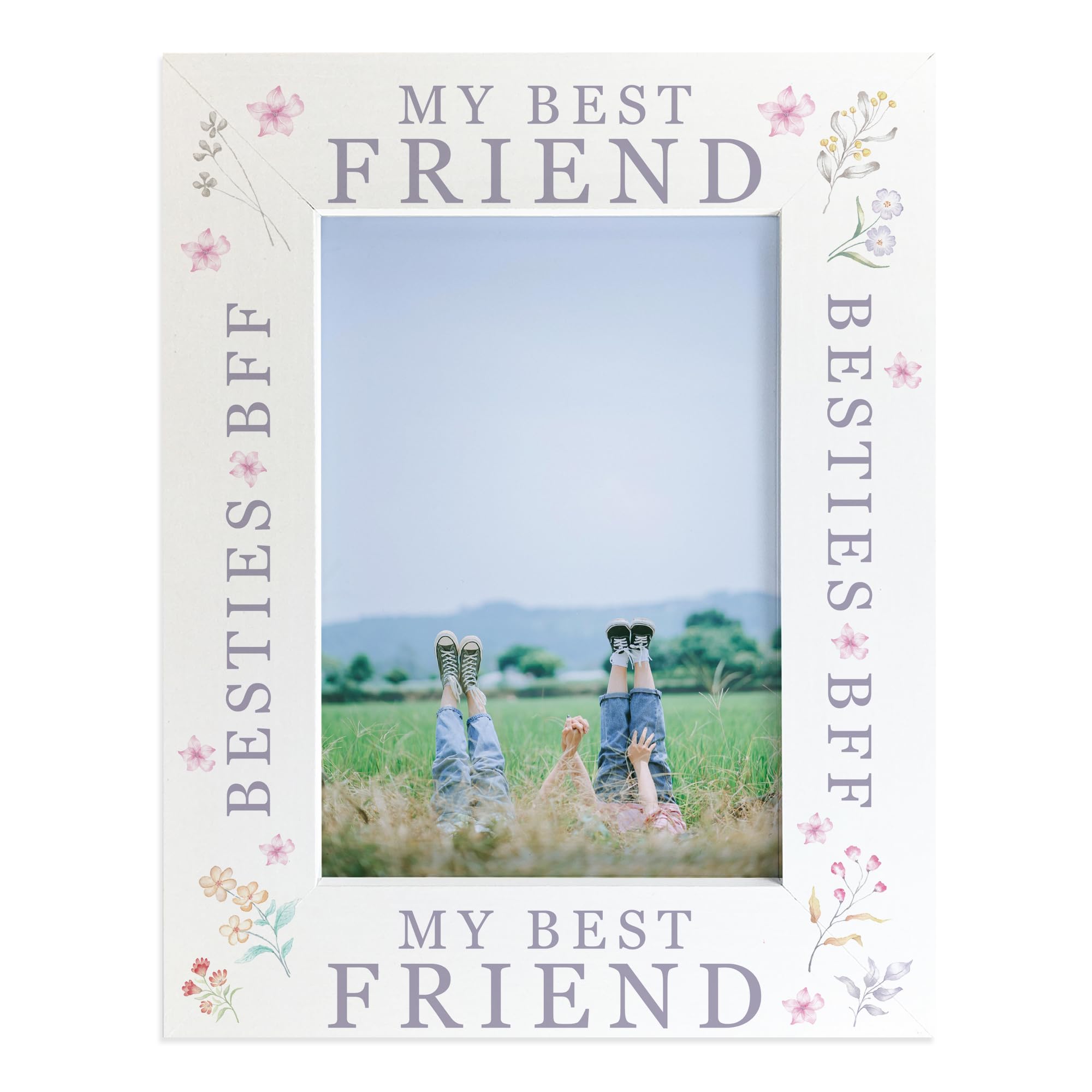 RED OCEAN My Best Friend Photo Frame BFF Picture Frame 7x5 Frame Friendship Gift For Him Her Women Thank You Gift For Best Friend Keepsake