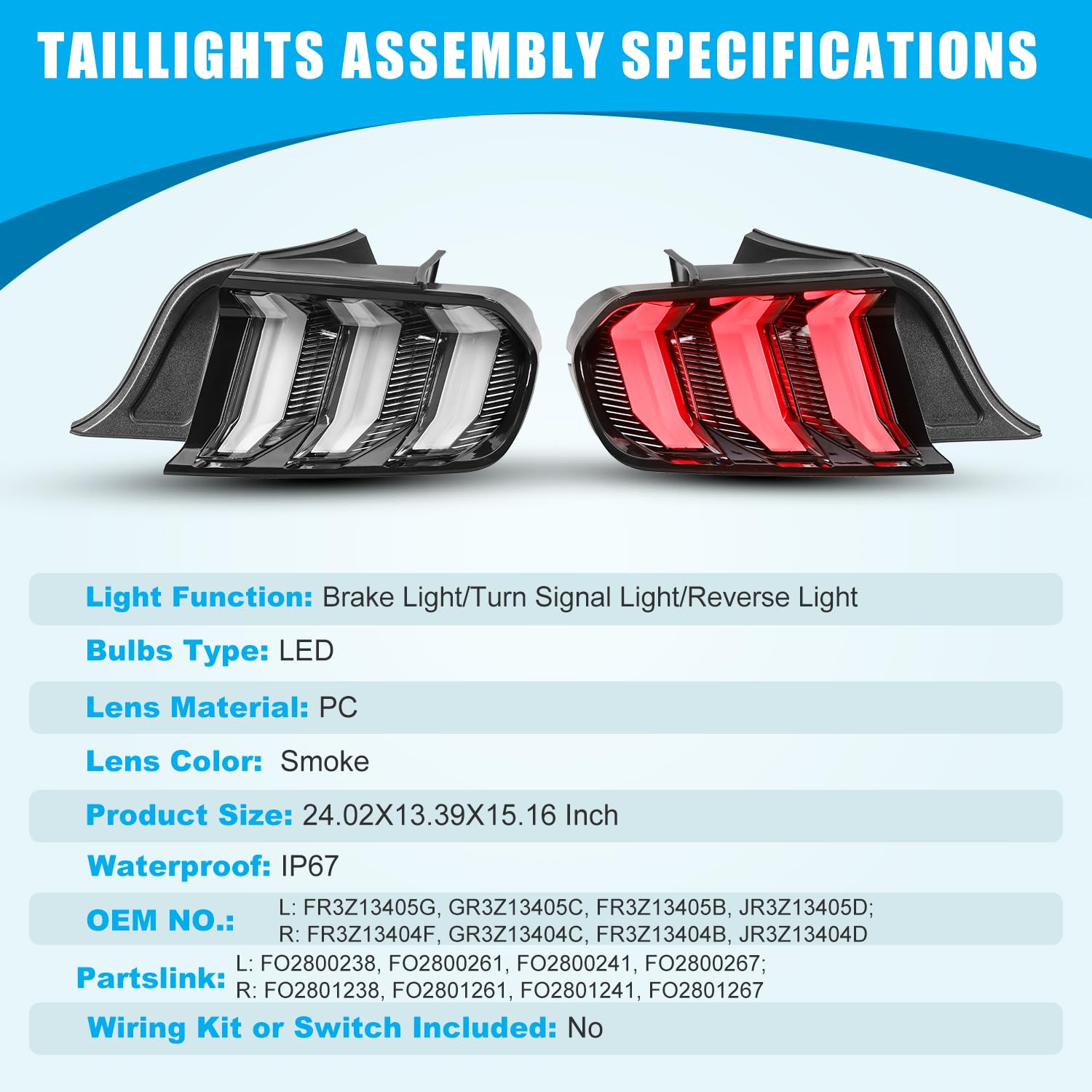 Amazon | 2015 2016 2017 2018 2019 2020 フォード マスタング LED