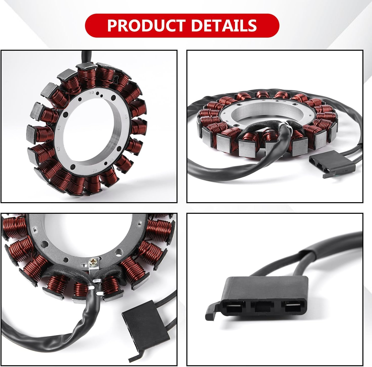 Stator Assembly Kit for Kohler 74240 Z286E 25 AMP with connector Replace OEM# 2808502-S