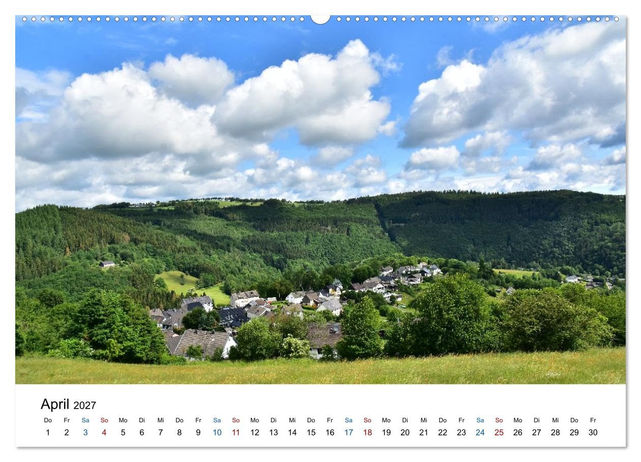 CALVENDO · Dedenborn in der Nordeifel (Kalender 2027) | DIN A2 Querformat · Wandkalender · Leben, wo andere Urlaub machen