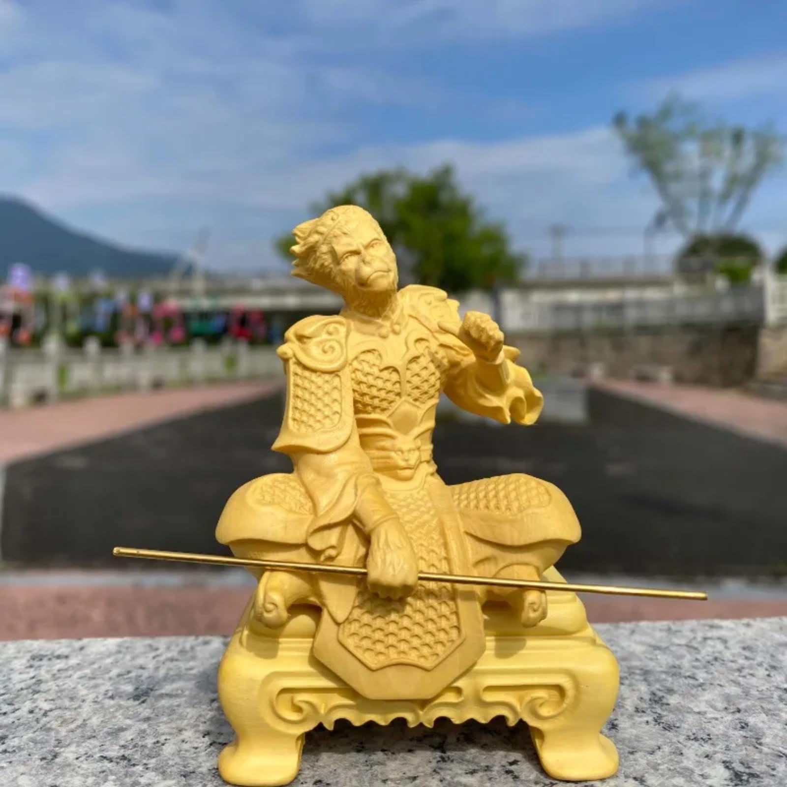 Singe King Sun Wukong en buis pour sublimer l'ambiance zen de votre salon