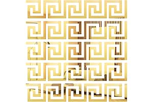 Gold Mirror Backsplash Sticker