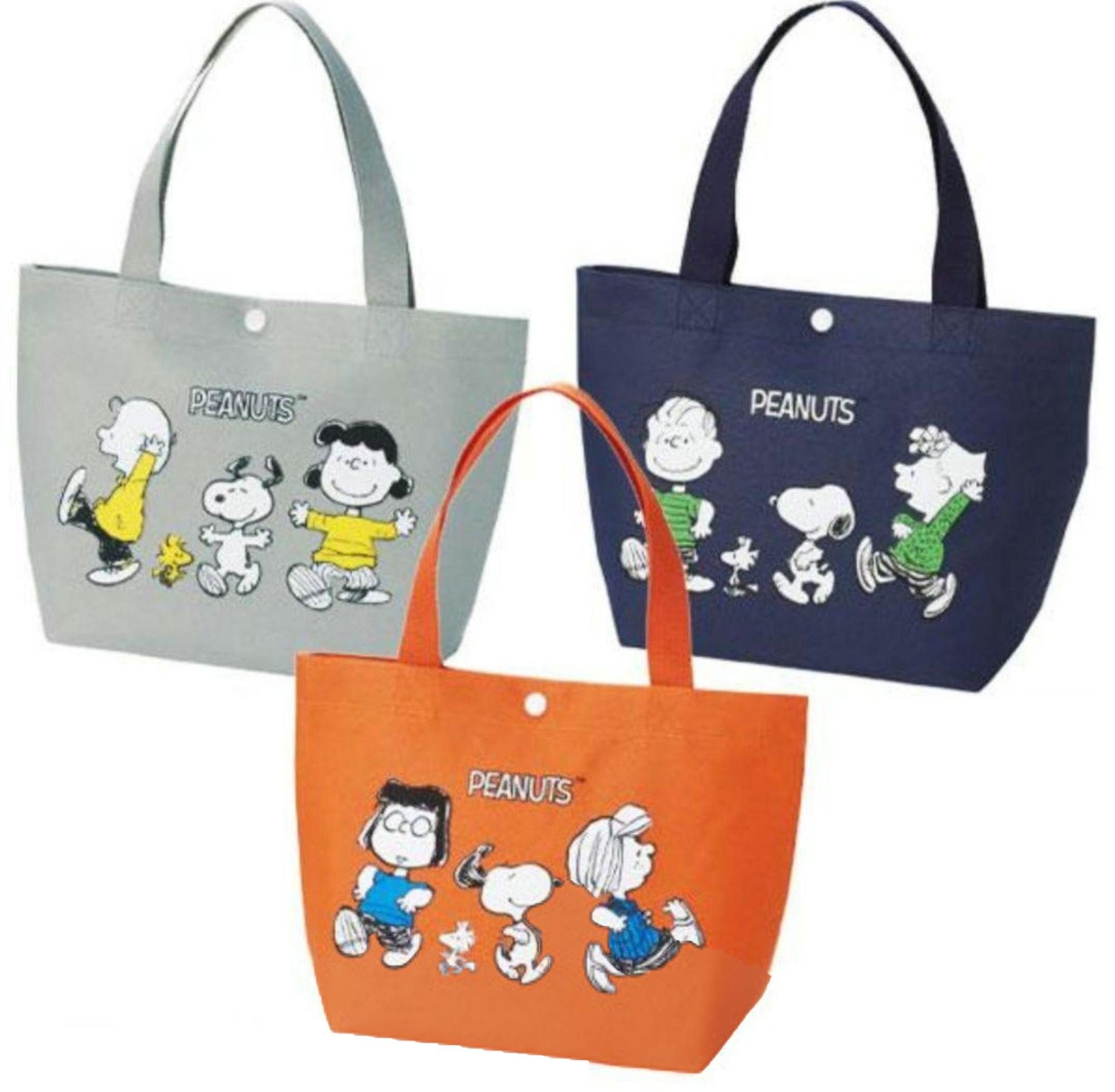 Amazon.co.jp｜SNOOPY ランチバッグ マチ広 畳める コンパクト 収納